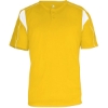 Custom Youth B-Core Pro Placket Jersey Gold/ White