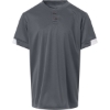 Custom Youth On The Rise Two Button Jersey Graphite/ White