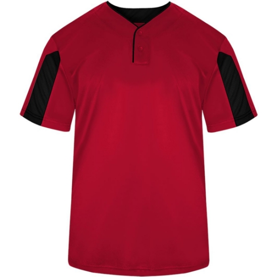 Custom Youth Striker Placket Red/ Black