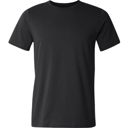 Custom Unisex USA-Made Jersey Tee Black