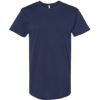 Custom Mens Long Body Urban Tee Navy