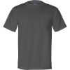Custom Unisex Union-Made Pocket T-Shirt Charcoal