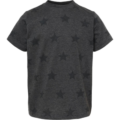 Custom Toddler Star Print Tee Smoke Star