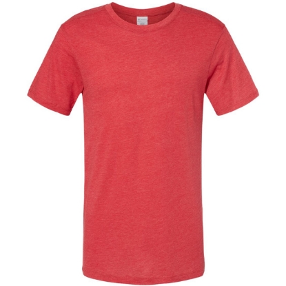 Custom Unisex Triblend T-Shirt Red Heather