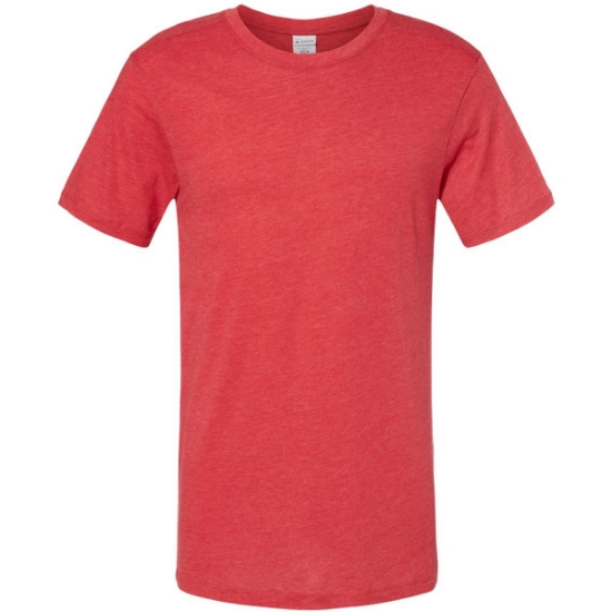 Custom Unisex Triblend T-Shirt Red Heather