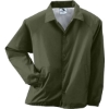 Custom Mens Coachs Jacket Olive Drab Green