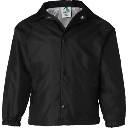 Custom Youth Coachs Jacket Black