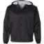 Custom Unisex Hooded Coachs Jacket Black