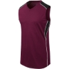 Custom Womens Dynamite Jersey Maroon/ Black/ White