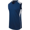 Custom Womens Dynamite Jersey Navy/ Silver Grey/ White