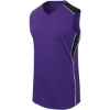 Custom Womens Dynamite Jersey Purple/ Black/ White