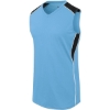 Custom Girls Dynamite Jersey Columbia Blue/ Black/ White