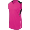Custom Girls Dynamite Jersey Raspberry/ Black/ White