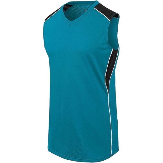 Custom Girls Dynamite Jersey Teal/ Black/ White