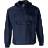 Custom Unisex Packable Half-Zip Hooded Pullover Jacket Navy