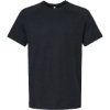 Custom Mens Heather CVC Raglan Tee Black Heather