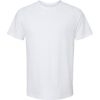 Custom Mens Heather CVC Raglan Tee Solid White Blend