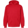 Custom Youth Hooded Sweatshirt Red