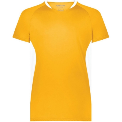 Custom Unisex Octane Soccer Jersey Gold/ White