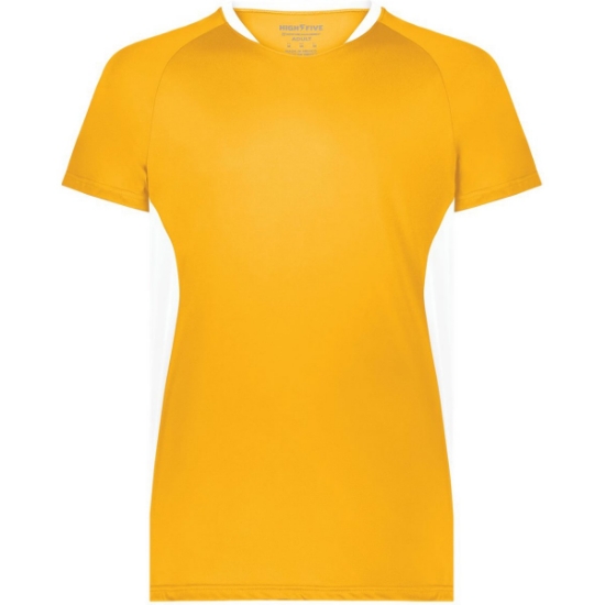 Custom Unisex Octane Soccer Jersey Gold/ White