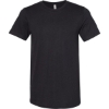 Custom Unisex Sueded Tee Black Heather
