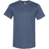 Custom Unisex Sueded Tee Heather Navy