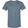 Custom Unisex Sueded Tee Heather Slate