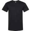Custom Unisex Sueded Tee Solid Black Blend