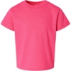 Custom Toddler Cotton Jersey Tee Hot Pink