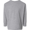 Custom Toddler Fine Jersey Long Sleeve Tee Heather