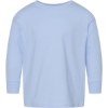 Custom Toddler Fine Jersey Long Sleeve Tee Light Blue