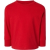 Custom Toddler Cotton Jersey Long Sleeve Tee Red