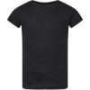 Custom Toddler Girls Fine Jersey Tee Black