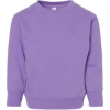 Custom Toddler Fleece Crewneck Sweatshirt Lavender