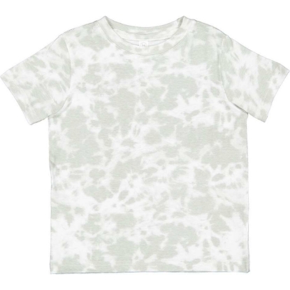 Custom Toddler Fine Jersey Tee - Extended Colors Haze Tie Dye