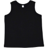 Custom Toddler Fine Jersey Tank Black