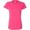 Custom Womens USA-Made T-Shirt Bright Pink