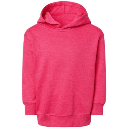 Custom Toddler Pullover Fleece Hoodie Vintage Hot Pink
