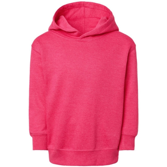 Custom Toddler Pullover Fleece Hoodie Vintage Hot Pink