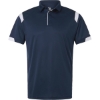 Custom Unisex On the Rise Polo Navy/ White