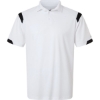 Custom Unisex On the Rise Polo White/ Black