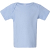 Custom Infant Baby Rib Tee Light Blue