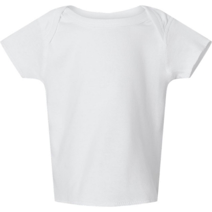 Custom Infant Baby Rib Tee White