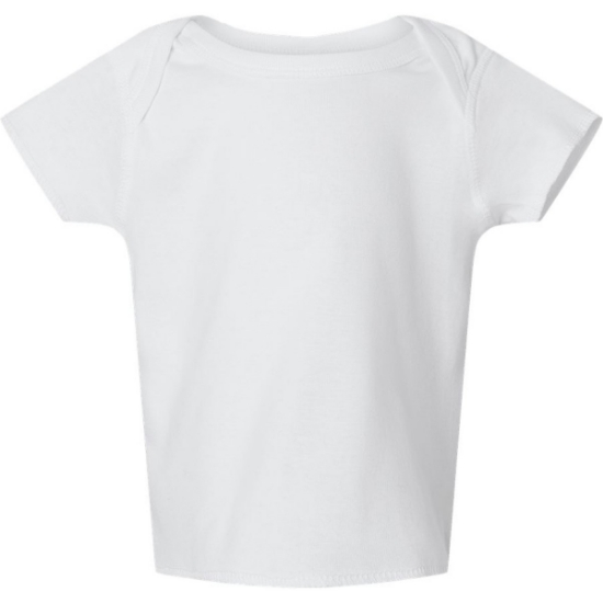 Custom Infant Baby Rib Tee White