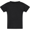 Custom Infant Cotton Jersey Tee Black