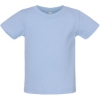 Custom Infant Cotton Jersey Tee Light Blue