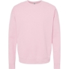 Custom Unisex Fleece Crewneck Sweatshirt Light Pink