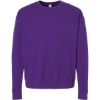 Custom Unisex Fleece Crewneck Sweatshirt Purple