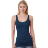 Custom Womens USA-Made Tank Top Heather Navy