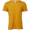 Custom Unisex FWD Fashion Triblend Raw Neck Tee Mustard Triblend